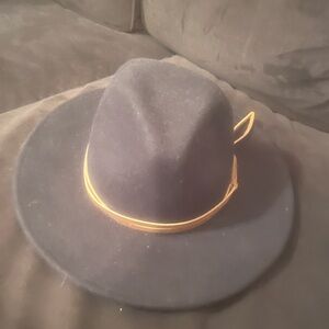 Wyeth by Todd Magill Brown Hat with Gold Accent